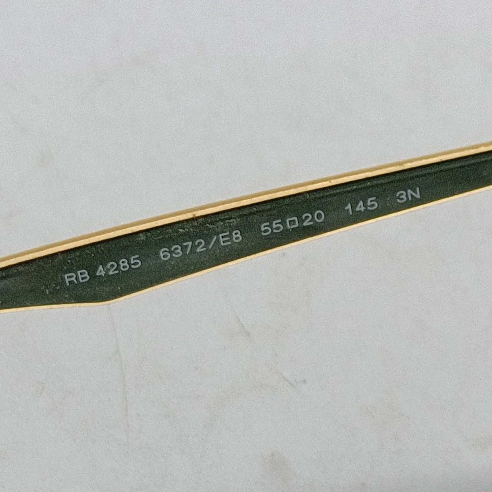 Ray-Ban RB4285 6372/E8 Havana Gold Green 55-20-145 Aviator Sunglasses Frames #26